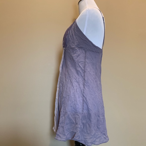 VS Vintage 100% Silk Embroidered Lingerie Babydoll Slip - Picture 8 of 11